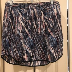 Trouve mini silk skirt with pockets